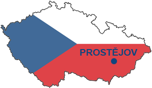 mapa ČR Prostějov